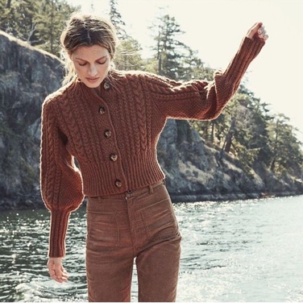 Doen Bernadette Sweater in Sienna Size XS